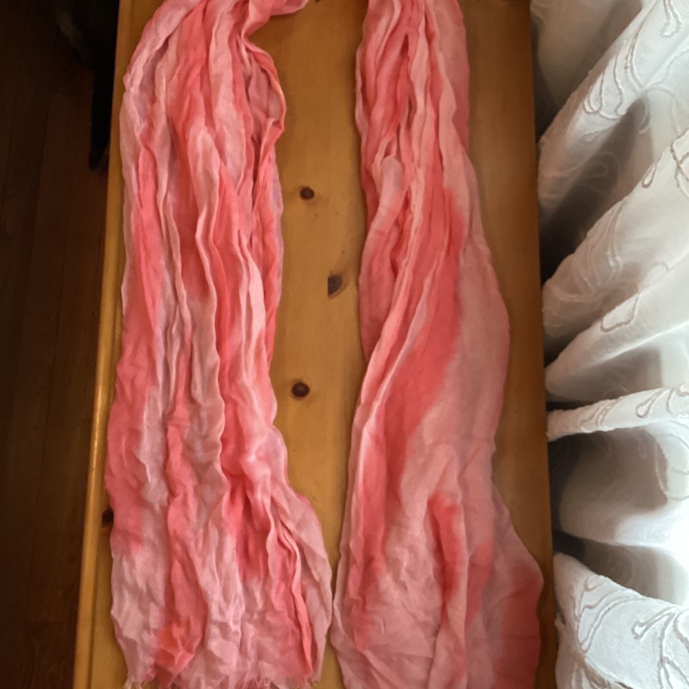 Pink scarf